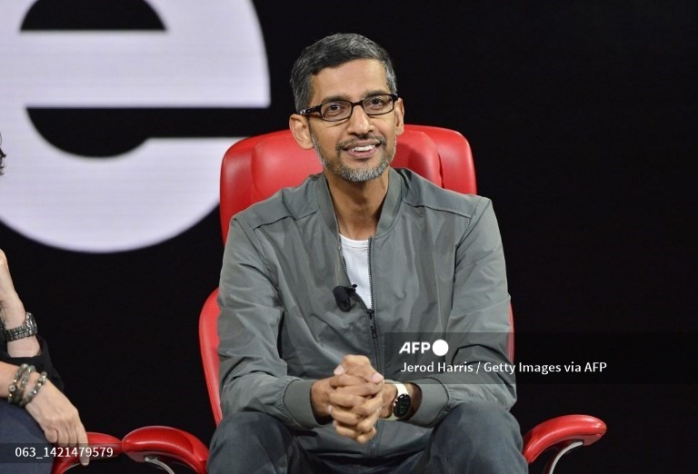 CEO Google, ông Sundar Pichai từng cảnh báo nhân viên cần phải làm việc hiệu quả hơn. Ảnh: AFP