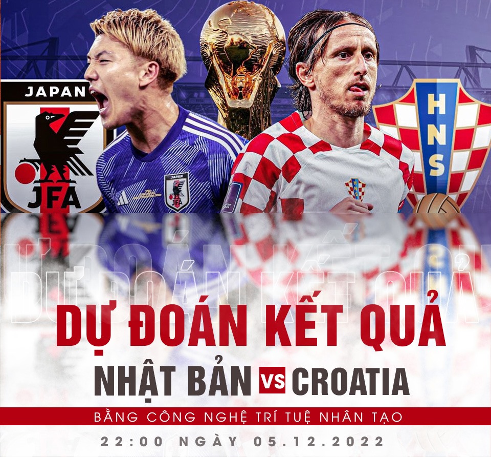 Nhật Bản vs Croatia dự đoán tỉ số nhận định kết quả trực tiếp bóng đá world cup vtv2 soi tỷ lệ kèo Nhật Croatia