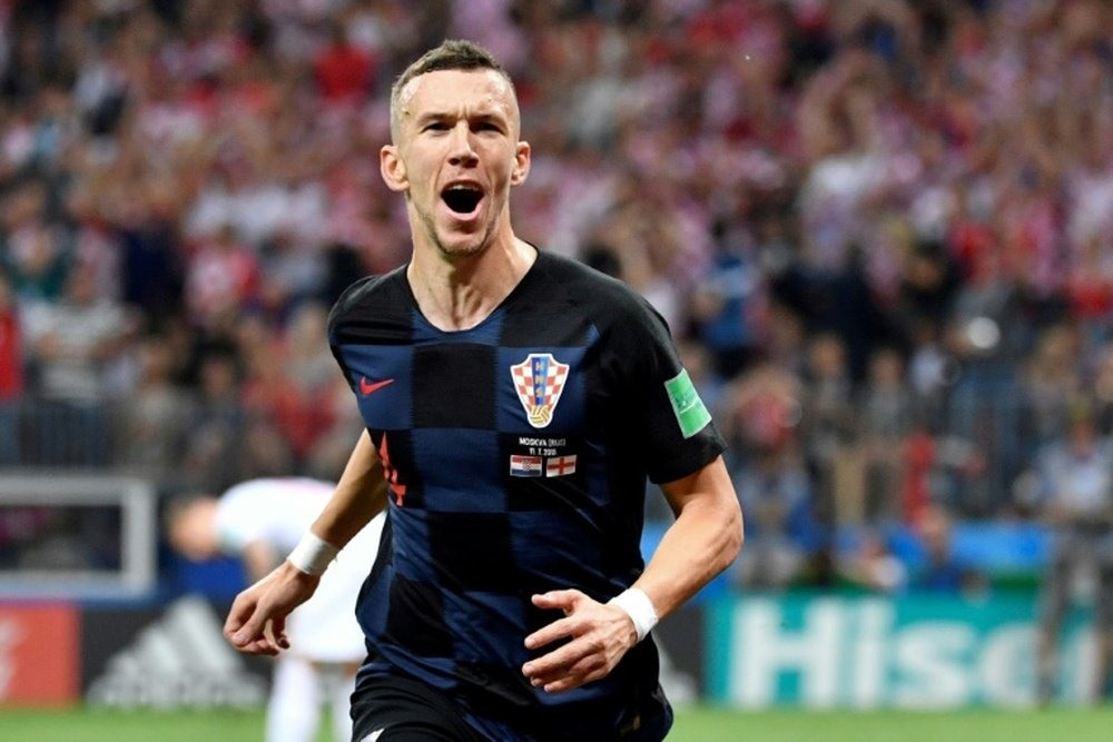 Ivan Perisic chuyên đá cánh nhưng đã tham gia trực tiếp vào 16 bàn thắng cho tuyển Croatia tại World Cup, EURO. Ảnh: AFP