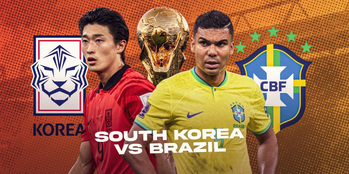 Brazil - Hàn Quốc là một trong những cặp đấu chênh lệch nhất ở vòng 1/8 World Cup 2022. Ảnh: AFP