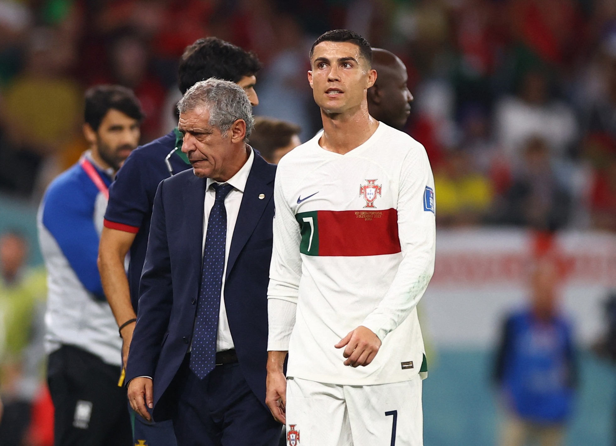 Ronaldo không còn là trụ cột thực sự của Bồ Đào Nha.  Ảnh: AFP