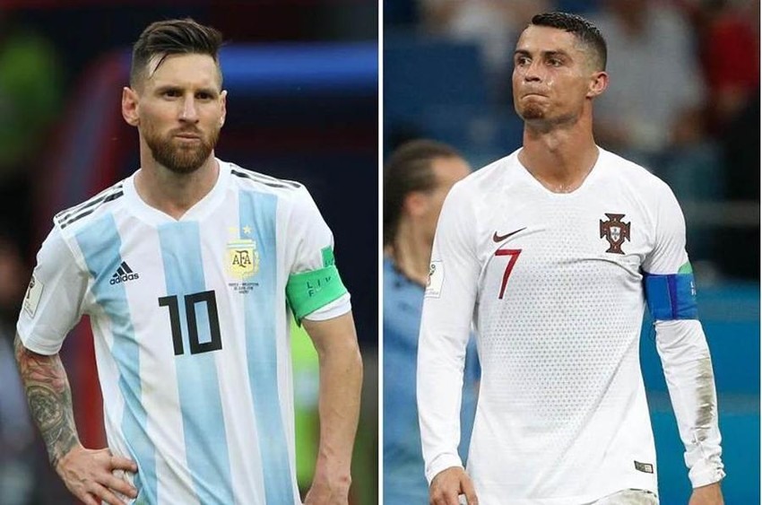 Messi đã có 3 bàn, Ronaldo mới có 1 tại World Cup 2022. Ảnh: FIFA