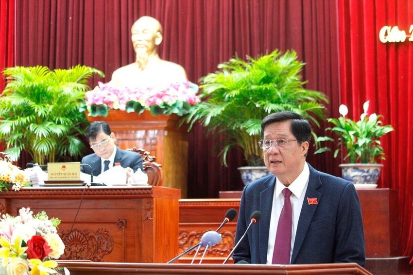 Phó Bí thư thường trực Thành ủy, Chủ tịch HĐND TP Cần Thơ Phạm Văn Hiểu phát biểu. Ảnh: Nhẫn Nam.