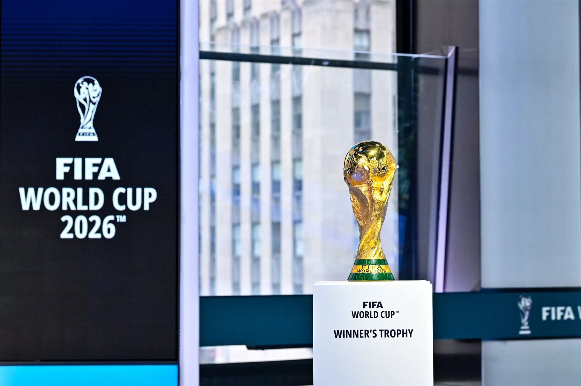 Chưa ai hình dung nổi sẽ xem như thế nào nếu World Cup có 104 trận. Ảnh: AFP