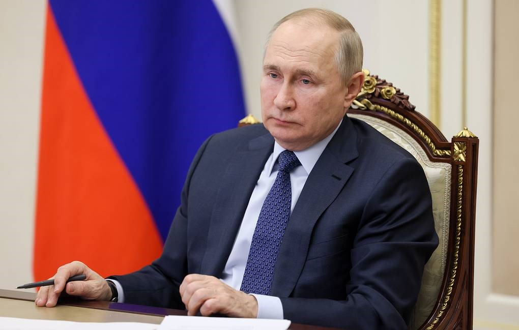 Tổng thống Nga Vladimir Putin trong cuộc họp ngày 7.12. Ảnh: Kremlin/TASS