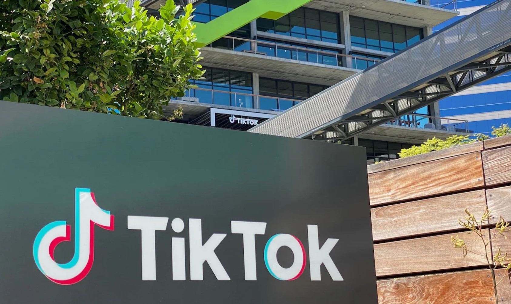 Trụ sở của TikTok tại Los Angeles, Mỹ. Ảnh: AFP