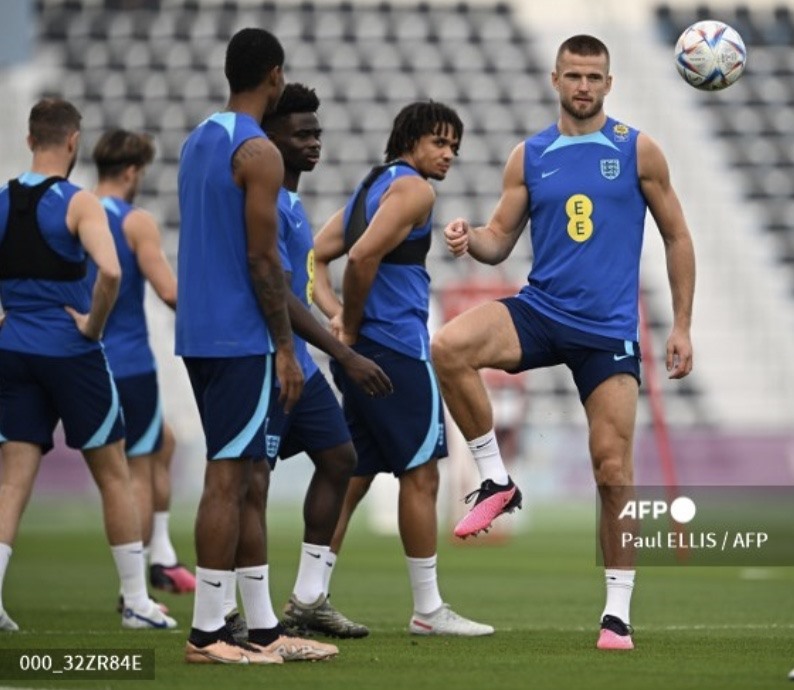 Đội tuyển Anh đang tích cực chuẩn bị cho trận đấu ở tứ kết. Ảnh: AFP