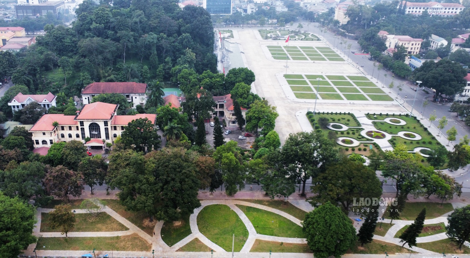 Tỉnh Tuyên Quang đang lập quy hoạch mở rộng không gian về phía trước Quảng trường hiện tại với diện tích khoảng 10ha.