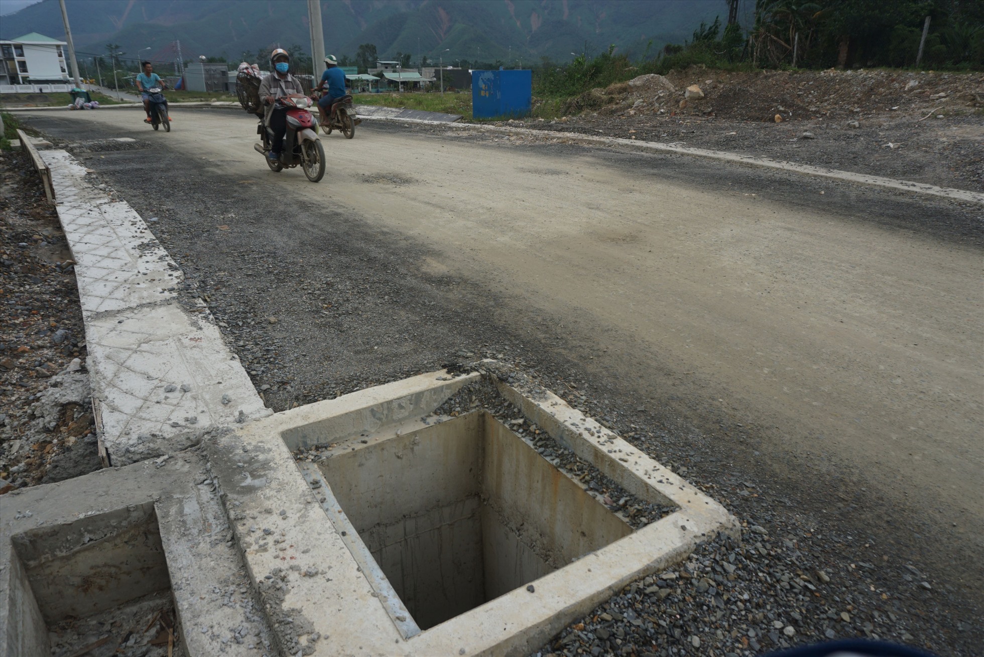 Một dự án thi công cống thoát nước tại Đà Nẵng. Ảnh: Hồ Giáp