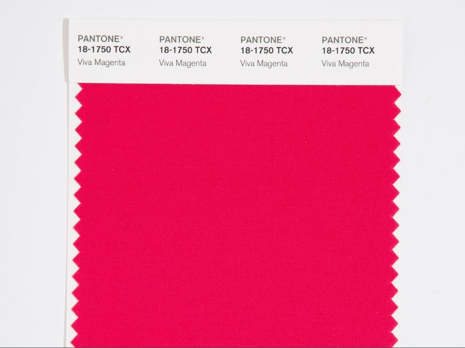 Viva Magenta - màu sắc được Pantone chọn là màu của năm 2023. Ảnh: Pantone