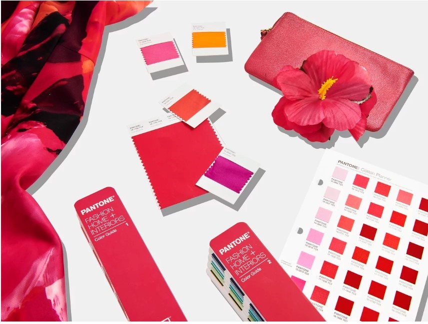 Viva Magenta - màu sắc được Pantone chọn là màu của năm 2023. Ảnh: Pantone