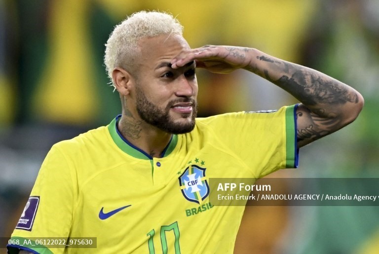 Neymar là niềm hy vọng của Brazil khi đấu Croatia. Ảnh: AFP