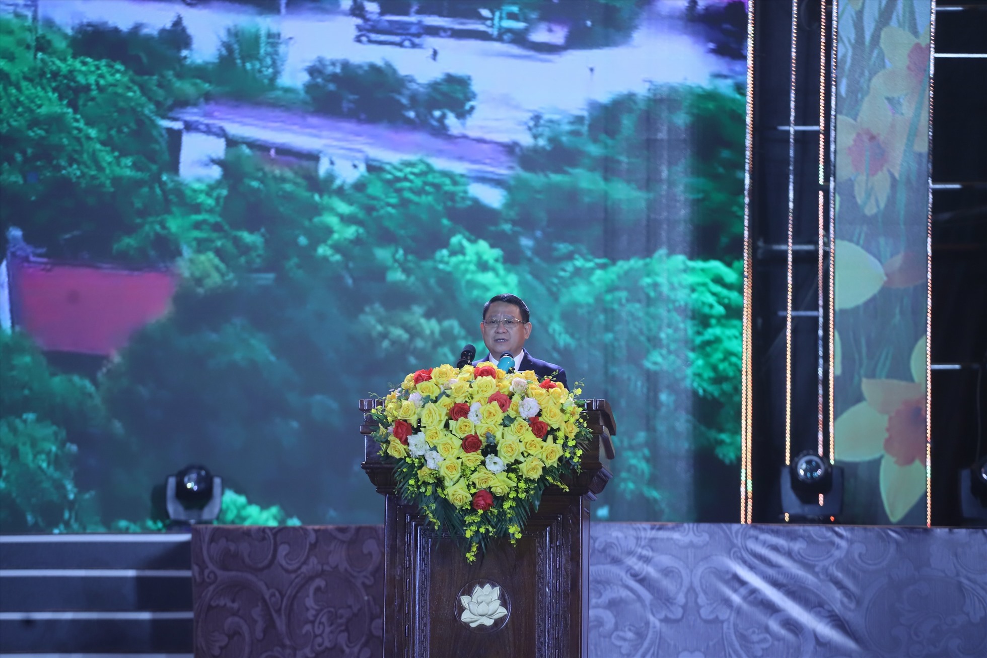 Chủ tịch UBND huyện Mê Linh Hoàng Anh Tuấn. Ảnh: Phạm Đông