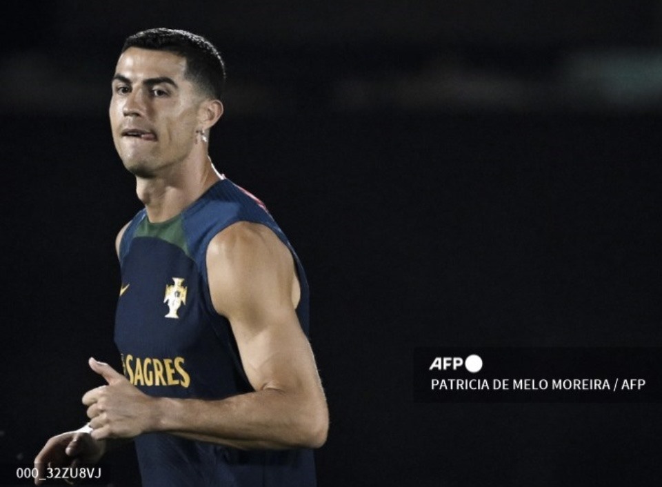 Ronaldo đang tích cực tập luyện. Ảnh: AFP