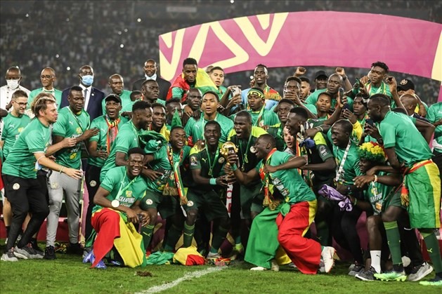 Bóng đá Senegal đang trải qua những ngày tươi đẹp nhất lịch sử, khi lần đầu tiên vô địch châu Phi. Ảnh: AFP