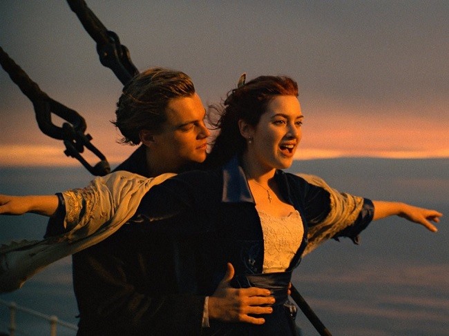 Mỗi khoảnh khắc của Jack và Rose đều trở thành kinh điển của điện ảnh. Ảnh: TL