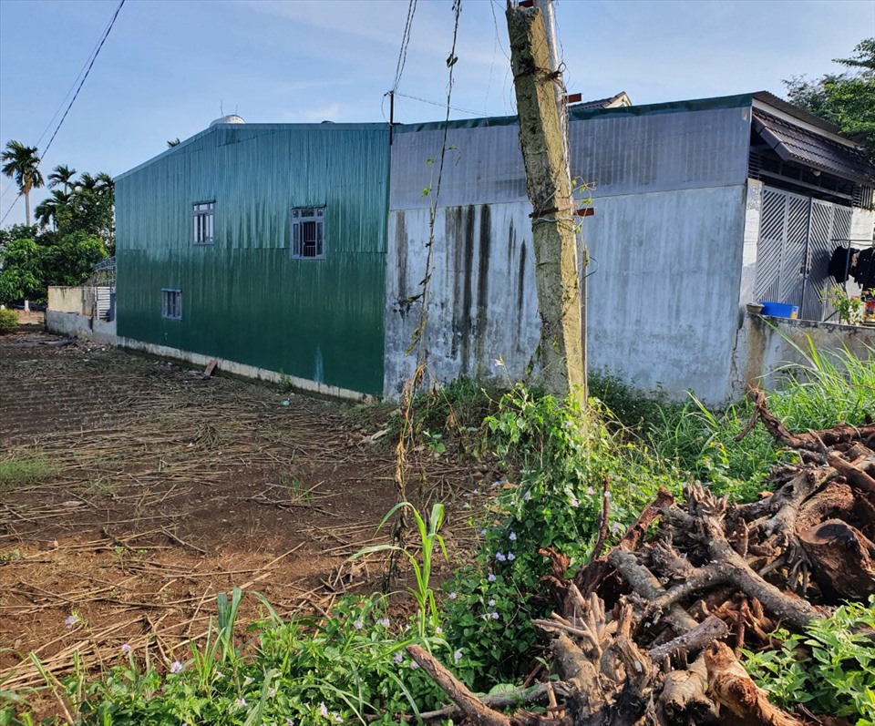 Một công trình xây trái phép trên đất nông nghiệp ở xã Ea Kao. Ảnh: Bảo Trung