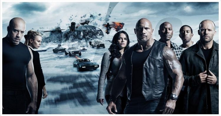 The Rock gây ấn tượng khi tham gia series phim “Fast & Furious“. Ảnh: Xinhua