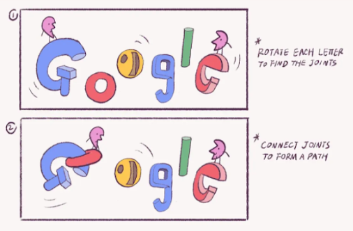 Google cũng giới thiệu những Doodle ban đầu dự định được sử dụng cho Ngày lễ Tình nhân năm 2022 trước khi thiết kế 2 chú chuột hamster được sử dụng. Ảnh: Google