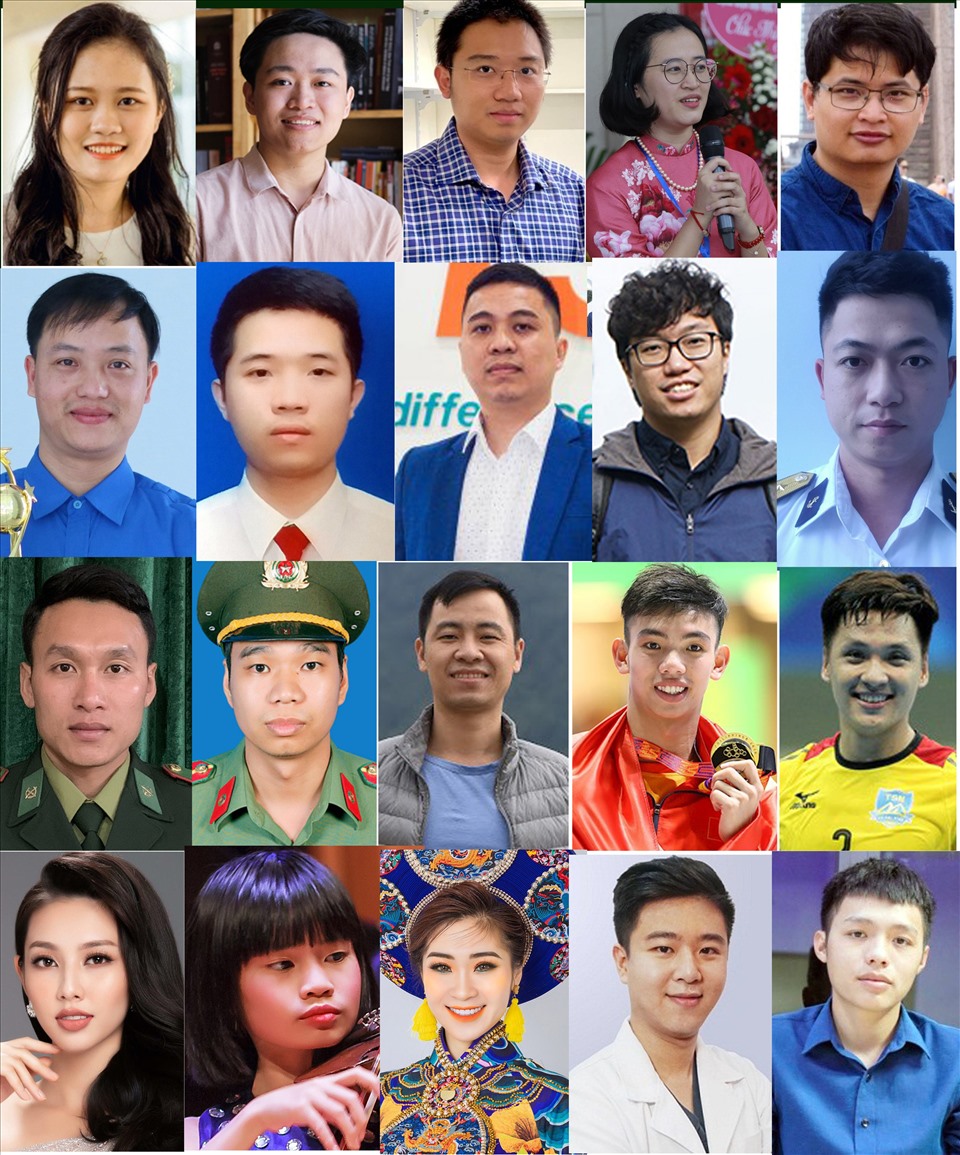 Đề cử các gương mặt trẻ Việt Nam tiêu biểu 2021.