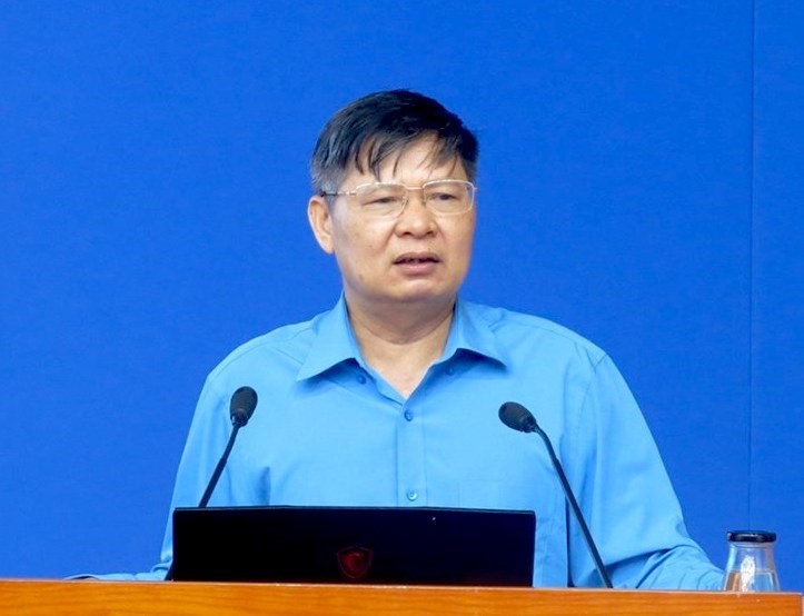 Phó Chủ tịch Tổng LĐLĐVN Phan Văn Anh. Ảnh: Ngọc Tú