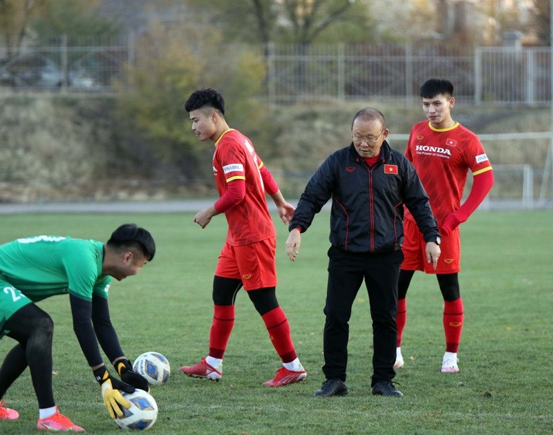 U23 Việt Nam sẽ được bổ sung thêm 3 cầu thủ ngoài độ tuổi dự SEA Games 31. Ảnh: VFF