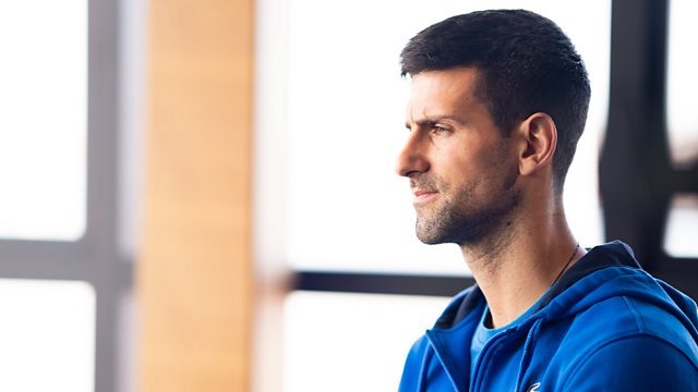 Djokovic trong buổi phỏng vấn độc quyền với BBC. Ảnh: BBC Sport