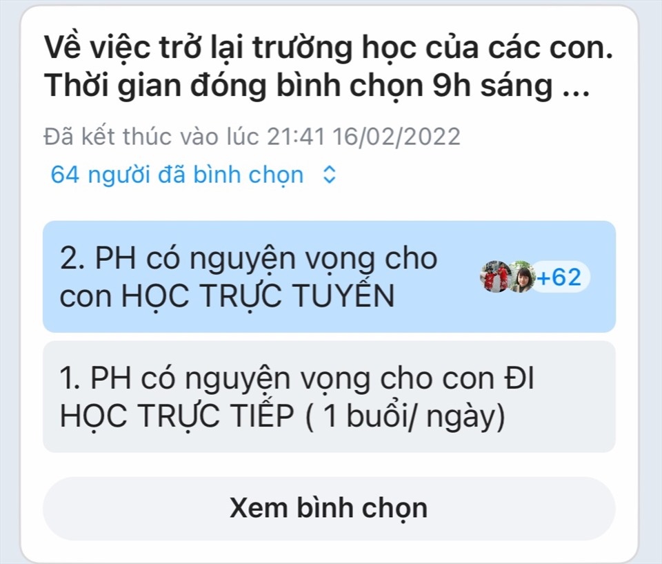 Nhiều phụ huynh Hà Nội bày tỏ nguyện vọng cho con tiếp tục học trực tuyến trong thời điểm này. Ảnh: NTCC.
