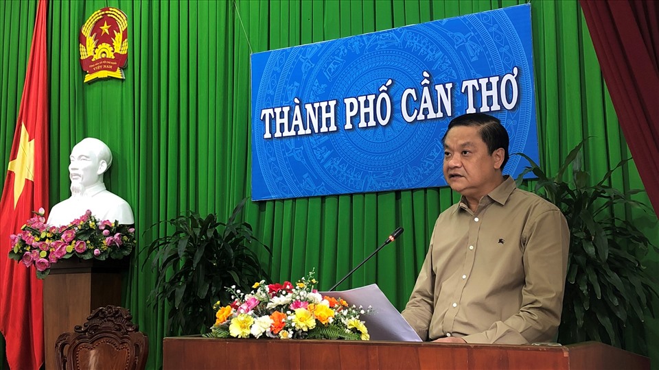Ông Dương Tấn Hiển – Phó Chủ tịch UBND TP.Cần Thơ phát biểu chỉ đạo tại hội nghị.