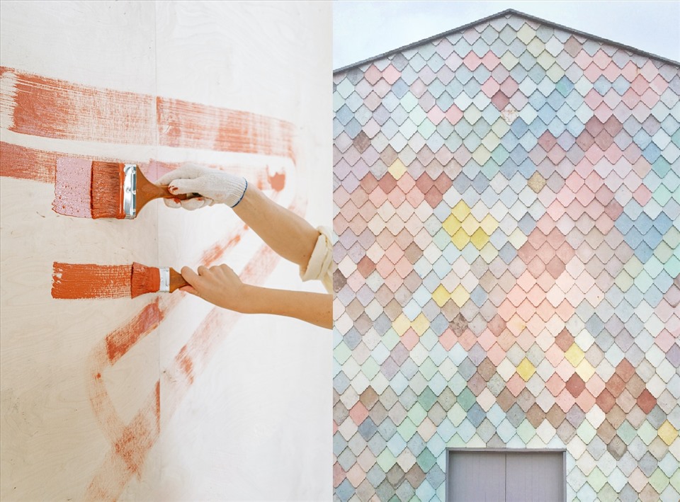 Trang trí tường nhà với những màu sơn mà gia đình yêu thích. Đồ họa: M.H