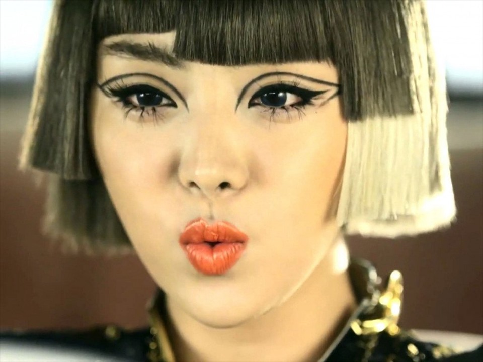Narsha của Brown Eyed Girls đã từng khiến người hâm mộ ngạc nhiên khi xuất hiện với mái tóc này. Ảnh: Allkpop