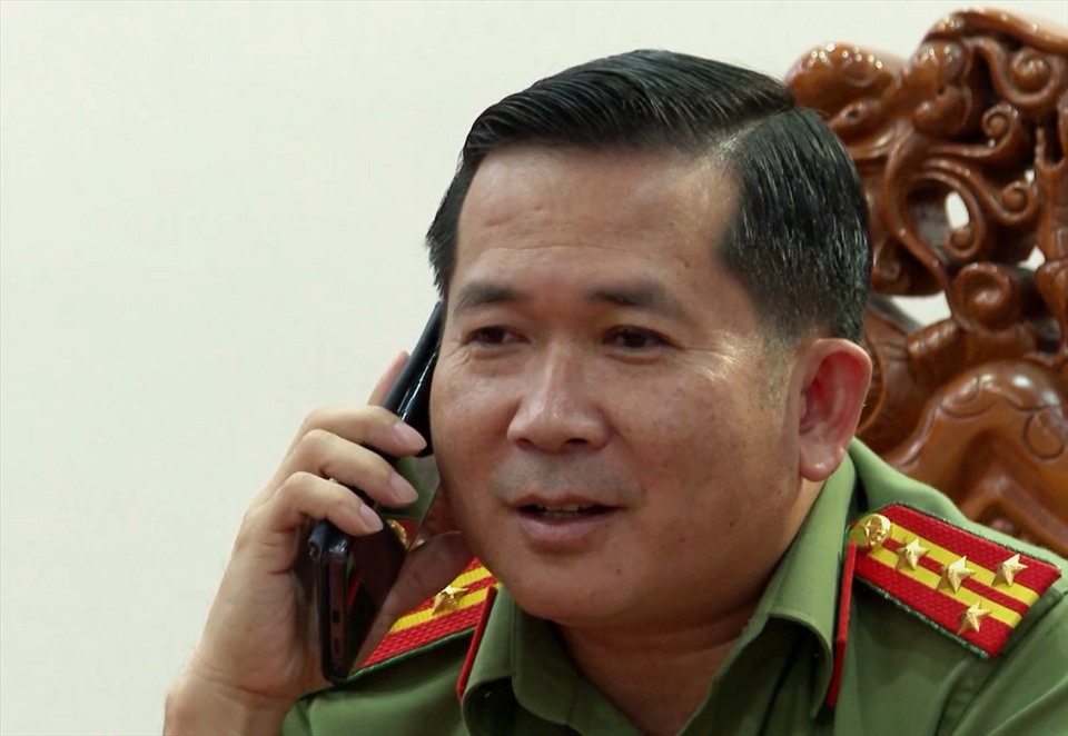 Đại tá Đinh Văn Nơi, Giám đốc Công an tỉnh An Giang. Ảnh: LT