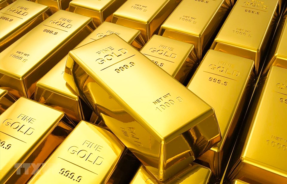 Giá vàng ngày 2.2 tiếp tục tăng ở thị trường thế giới. Giá vàng trong nước đang trong kỳ nghỉ Tết Nguyên đán, không có thay đổi so với một số phiên giao dịch trước đó. Ảnh: TTXVN