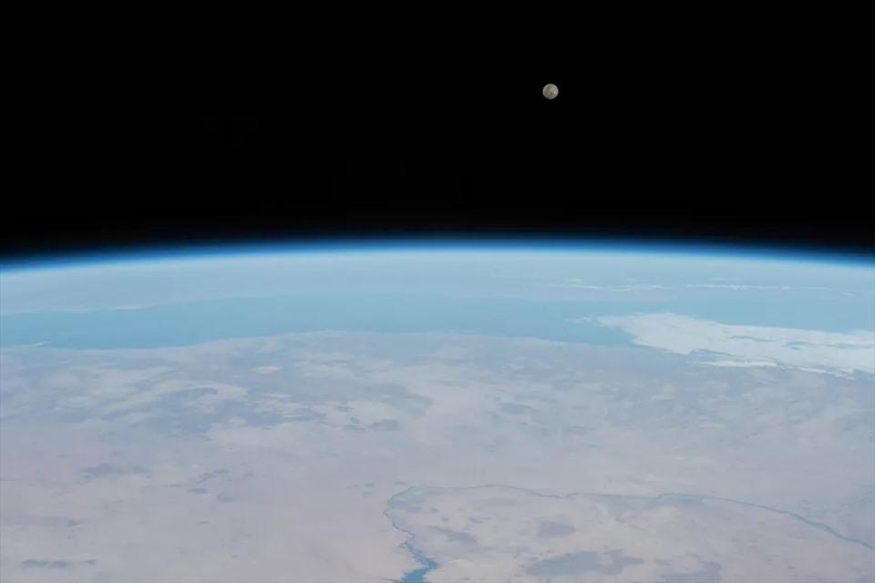 Ảnh Mặt trăng được chụp vào ngày 15.2.2022. Ảnh: NASA