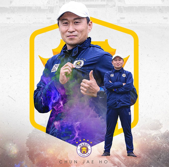 Tân huấn luyện viên trưởng Chun Jae Ho muốn xây dựng lối đá tấn công áp đặt cho câu lạc bộ Hà Nội. Ảnh: HNFC