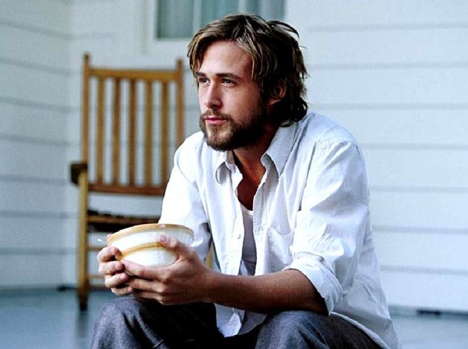 Ryan Gosling thời điểm đóng “Notebook“. Ảnh: TL
