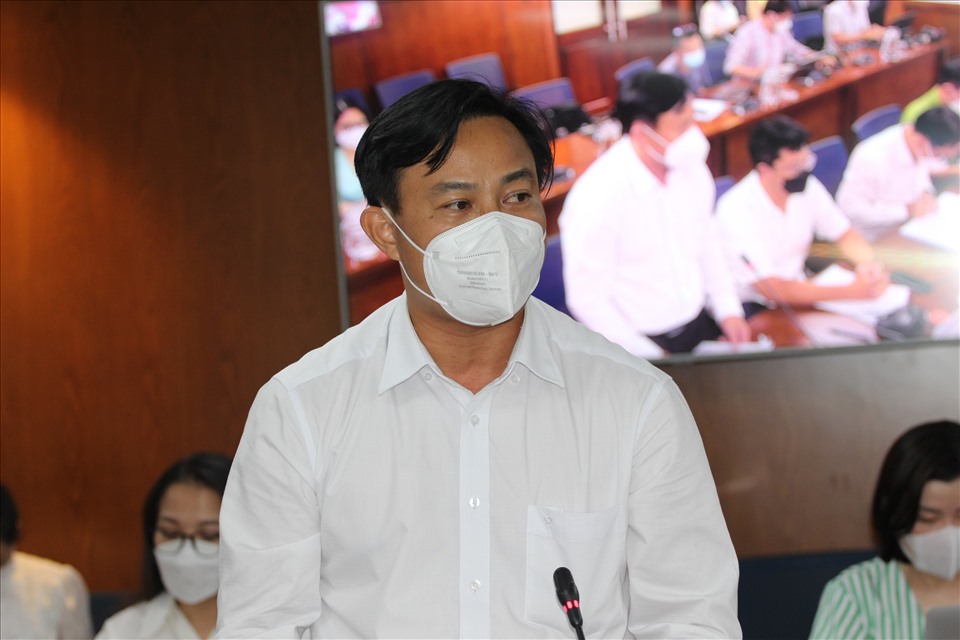Ông Nguyễn Ngọc Anh – Phó Chủ tịch UBND quận Gò Vấp thông tin về số ca