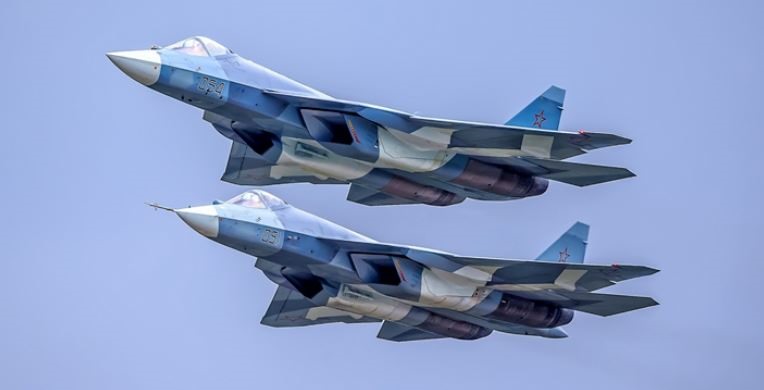 Máy bay chiến đấu Su-57. Ảnh militarywatchmagazine
