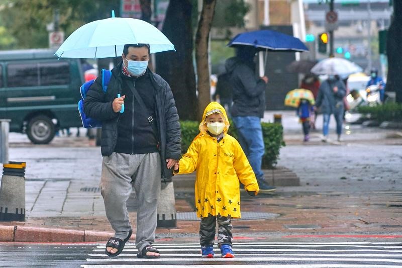 Đài Loan chịu ảnh hưởng bởi đợt không khí lạnh từ Trung Quốc đại lục. Ảnh: CNA