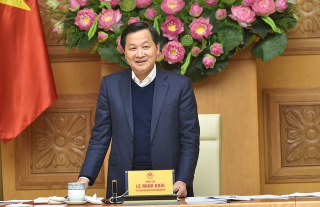 Phó Thủ tướng Chính phủ Lê Minh Khái. Ảnh: Quang Thương