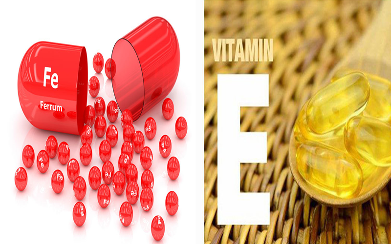 Vitamin E và Sắt: Cả hai chất dinh dưỡng này đều có hiệu quả đối với bệnh nhân cao huyết áp. Sắt giúp tăng khả năng vận chuyển oxy và vitamin E hỗ trợ hiệu quả cơ tim. Vitamin E có nhiều trong các loại hạt như hạnh nhân, hướng dương, lạc...còn gan, thịt đỏ và các loại đậu là những thực phẩm rất giàu sắt.