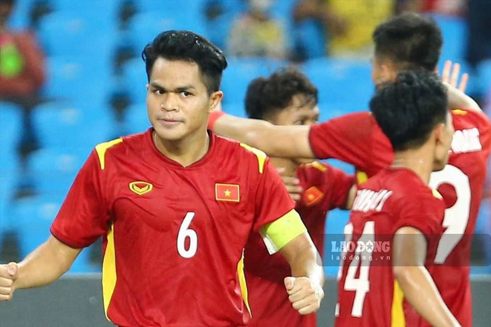 U23 Việt Nam vượt qua U23 Thái Lan trong trận chung kết U23 Đông Nam Á 2022. Ảnh: T.V