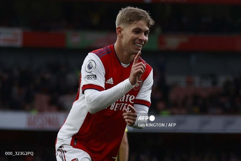8. Emile Smith Rowe (Tiền vệ tấn công - Arsenal): 9 bàn thắng
