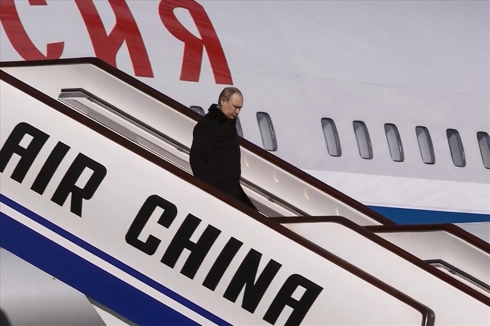 Tổng thống Nga Vladimir Putin là một trong những khách mời dự lễ khai mạc Olympic Bắc Kinh 2022. Ảnh: AFP