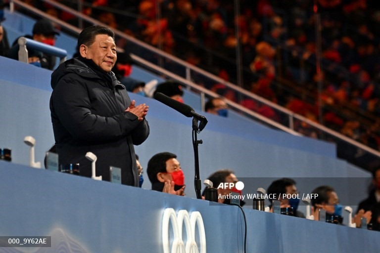 Chủ tịch Trung Quốc Tập Cận Bình tuyên bố khai mạc Olympic mùa đông Bắc Kinh 2022.