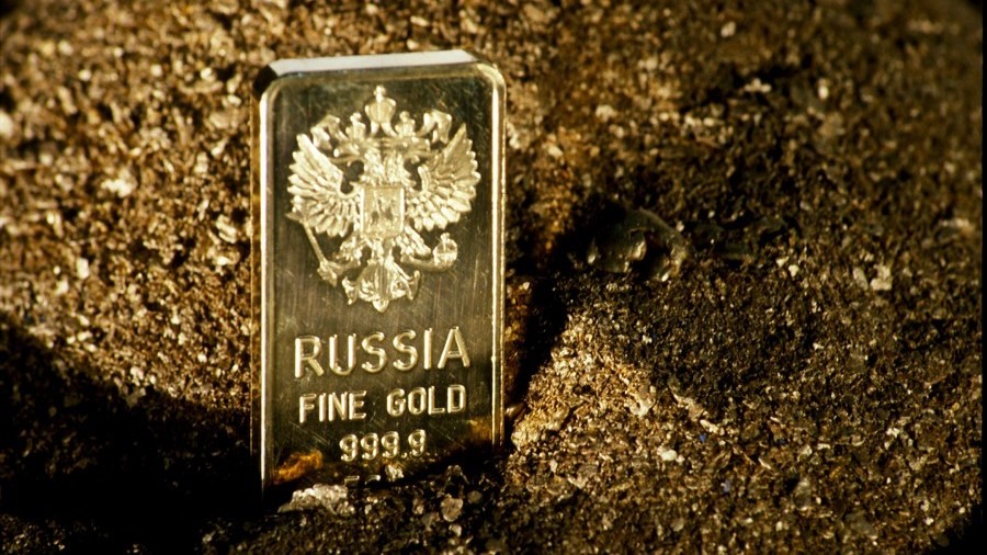 Dự trữ vàng của Nga đứng thứ hai trong tổng dự trữ ngoại tệ. Ảnh: Getty