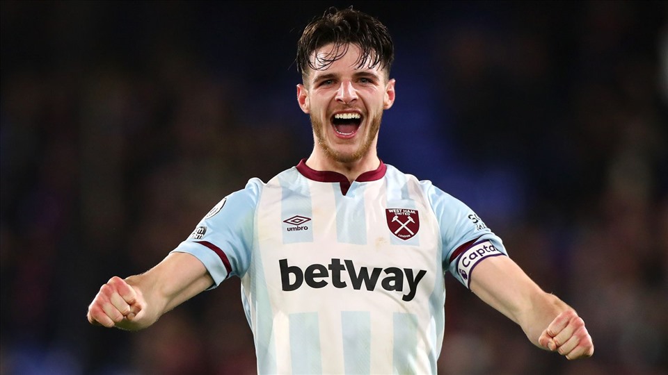 Declan Rice đang là cái tên được săn đón. Ảnh: AFP