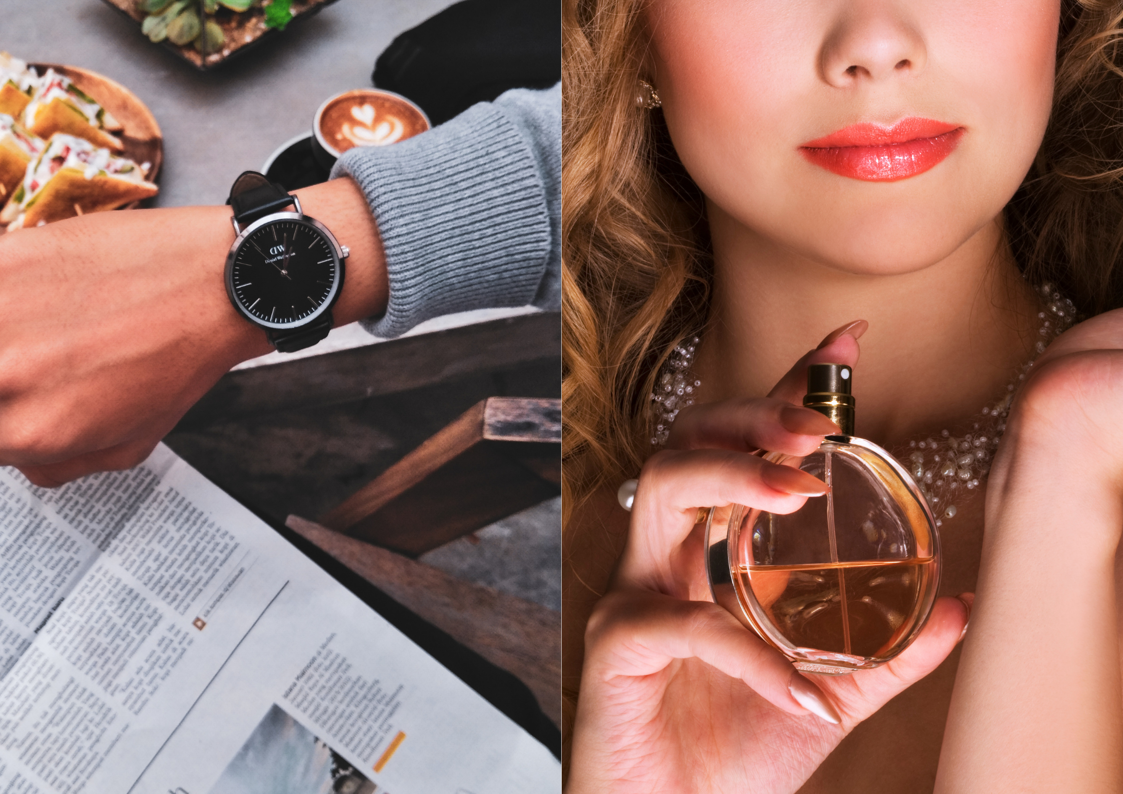 Đồng hồ đeo tay, nước hoa cũng là một trong những món quà được nhiều người lựa chọn làm quà tặng vào ngày Valentine. Ảnh minh họa: Phương Thảo