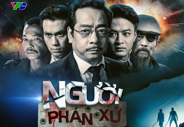 “Người phán xử” là một bộ phim truyền hình thuộc loạt phim Cảnh sát hình sự được thực hiện bởi Trung tâm Sản xuất Phim truyền hình Việt Nam, Đài Truyền hình Việt Nam, là bộ phim ăn khách nhất năm 2018. Ảnh: VFC