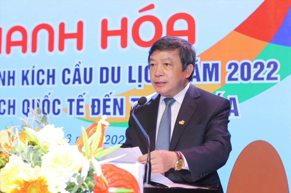 Ông Đoàn Văn Việt - Thứ trưởng Bộ VHTTDL khẳng định Thanh Hoá là điểm đến thân thiện và hấp dẫn. Ảnh: T.L